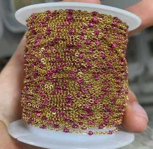 NUOVO <span class=keywords><strong>Catenina</strong></span> <span class=keywords><strong>a</strong></span> <span class=keywords><strong>Rosario</strong></span> Personalizzabile in Acciaio Inossidabile con Perline <span class=keywords><strong>a</strong></span> Sfera Smaltate Glitterate e <span class=keywords><strong>Catenina</strong></span> Piatta <span class=keywords><strong>a</strong></span> Cavo, Vendita all'Ingrosso in Rotoli - Product Image 1