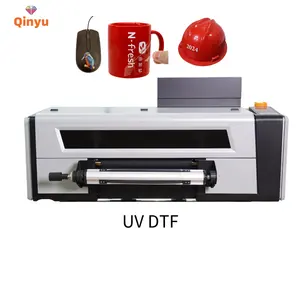 מהירות גבוהה A3 A4 42 ס""מ UV DTF מדבקת מדפסת מכונת 3 TX800 ראש הדפסה UV הזרקת דיו מדפסת שטוחה עבור תיק טלפון בקבוק