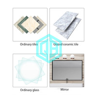 Coupeur de carreaux de verre et céramique 2 en 1 avec roue de couteau Coupeur de rouleau diamanté Machine de découpe Ouvreur Outils Accessoires