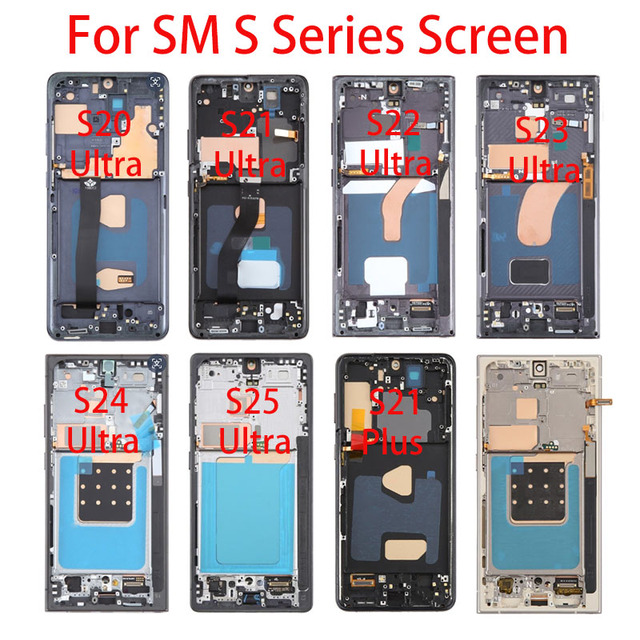 OLED For Samsung Galaxy S21 Plus+ Ultra S22 S23 S24 S25 Ultra LCD Touch Screen Display Replacement Digitizer Assembly