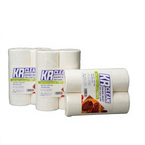 Serviettes de table blanches jetables 1 pli, douces et durables, pour restaurants, qualité supérieure, prix abordable - Product Image 1