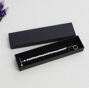 Boîte cadeau rigide en carton recyclable pour bijoux avec insert en éponge et options de ruban estampé pour bagues, colliers, boucles d'oreilles - Product Image 4