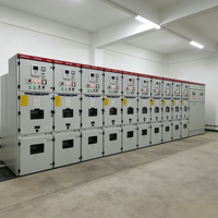 Appareillage de commutation métallique encastré KYN28 pour intérieur, haute sécurité IP4X, économie d'énergie, 12 kV, pour salles de distribution d'énergie industrielle