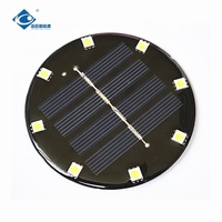 Module solaire époxy à faible coût 2V, panneau solaire étanche scellé à l'époxy 0,3W, panneau solaire encapsulé à l'époxy ZW-Dia75-LED