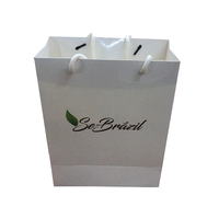Sac en papier d'expédition imprimé avec logo personnalisé, sac cadeau de luxe en papier d'art avec votre propre logo pour vêtements, parfums, cosmétiques