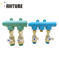 Vente en gros de tuyaux de distribution en laiton haute pression RHTUBE de 3/4 pouce pour système de chauffage par le sol PEX, PN25, garantie de 3 ans