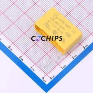 Condensador de Seguridad C42Q347470P90001, Componente de Montaje en Orificio (THT), P=22.5mm, 470nF, 10%, 275V/310V, X2 - Product Image 1