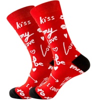 Chaussettes de personnage de dessin animé fou coloré en gros hommes Funky nouveauté drôle chaussettes d'équipage en coton