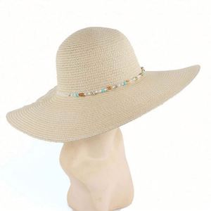Nouveau chapeau de soleil en papier à large bord pour femme, idéal pour la pêche en plein air, les vacances, les voyages et la plage - Product Image 5