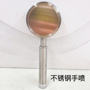 Pommeau de douche rond en acier inoxydable 304, douchette à main pour salle de bain - Product Image 1