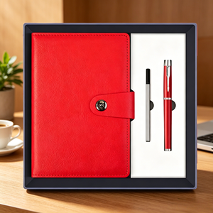 Customized logo Business Gift <b>Notebook</b>+<b>pen</b> 2-in-1 Practical Souvenir Opening Event Gift <b>Set</b> - Product Image 1