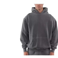 Sweat-shirts à capuche surdimensionnés en coton 100% de haute qualité, 460g, avec logo personnalisé, style épaules tombantes, plusieurs couleurs, vente en gros