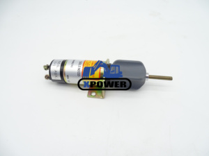 Solénoïde d'arrêt de carburant 12V 502-24C6U1B1S1 SA-3452T 1502-12C6U1B1S1 SA-3452-T 2848231 pour moteurs 4.108 4.165 6.3544 T6.3544 - Product Image 3