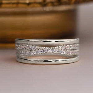 Anillos de Diamantes en Oro Amarillo T0351 para Mujer, Minimalistas, de Compromiso, Corte Brillante Redondo, Color G Natural, 0.25 Ct - Product Image 6