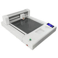 2024 nuevo modelo de escritorio 50*35cm plóter de máquina de corte plano con cuchillo de corte y plegado