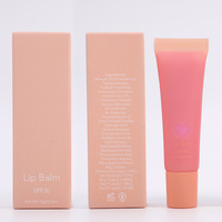 Gezichtsverzorging met gepersonaliseerd logo, hydraterende lippenbalsem, 10ml, private label, hoge pigmentatie, SPF 30 zonnebescherming, fruit smaak lippenbalsem
