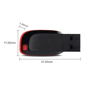 Clé USB 4-256 Go USB 2.0 en plastique, neuve en stock, pour sauvegarde de données informatiques - Product Image 2