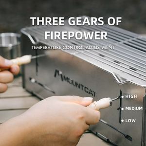 <span class=keywords><strong>Barbecue</strong></span> portable en acier inoxydable pour l'extérieur, rassemblement familial et entre amis, <span class=keywords><strong>barbecue</strong></span> de camping, <span class=keywords><strong>barbecue</strong></span> pliable élégant - Product Image 4