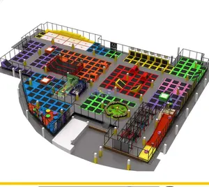 Lớn Tùy Chỉnh Pvc <span class=keywords><strong>Trampoline</strong></span> Công Viên Thiết Bị Phiêu Lưu Nhảy <span class=keywords><strong>Trampoline</strong></span> Cho Trẻ Em Cho 10ft 14ft 12ft Công Viên Giải Trí - Product Image 1