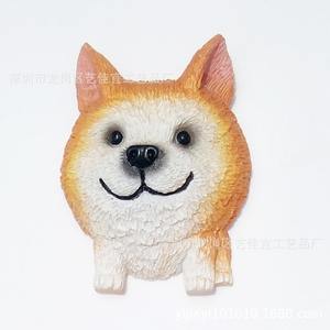 Imán de nevera Yijia Pet 3D Animal, caniche, Husky, Corgi, <span class=keywords><strong>Bichon</strong></span> <span class=keywords><strong>Frise</strong></span>, Schnauzer 3D Handicraft - Product Image 2