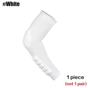 Coderas de compresión deportivas para hombres y mujeres, Mangas de brazo Anticolisión de panal, baloncesto, voleibol, <span class=keywords><strong>Rugby</strong></span>, protección, Spandex - Product Image 5