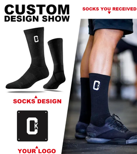 Wholesale Custom Logo Casual Crew <b>Socks</b> Factory Direct Knitting Cotton Men <b>Socks</b> With Design Logo - Product Image 4