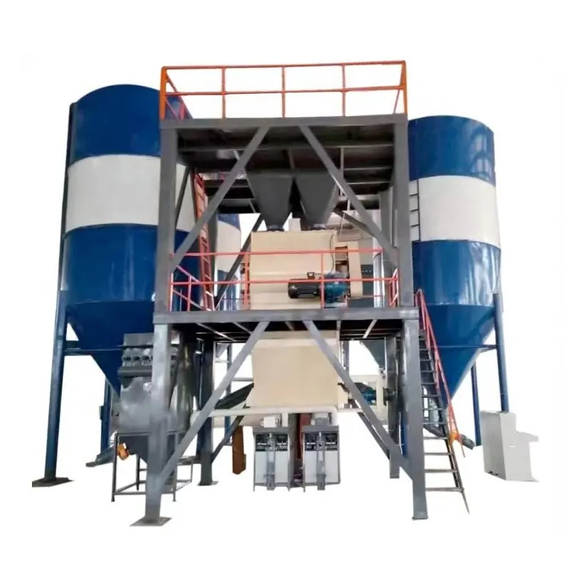 Tower Dry Mortar Production Line Made in China Automatic Tile Adhesive Production Line