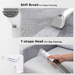 Limpiador de alfombras y tapicería portátil inalámbrico Jienuo Pro y aspiradora de manchas de mascotas con filtro de <span class=keywords><strong>agua</strong></span> de batería de manchas profundas recipiente ODM - Product Image 5