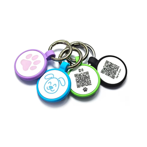 <span class=keywords><strong>QRcode</strong></span> personalizado impreso 13,56 MHz 213 Chip NFC etiqueta para mascotas llavero de silicona seguimiento perdido etiqueta de identificación de perro inteligente - Product Image 6