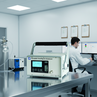 Analyseur d'oxygène paramagnétique portable Chang'ai GNL-B1A pour laboratoire de gaz spécialisés