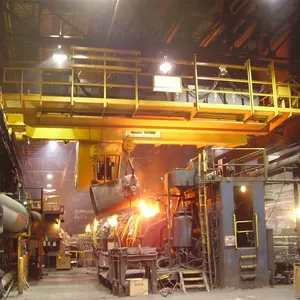 ce certificated metallurgical dual beam lifting steel ladle crane