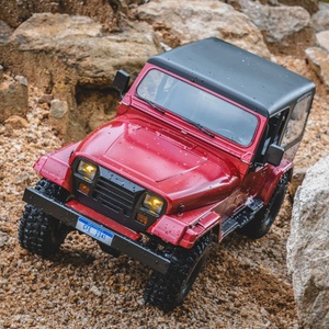 Pour voiture RC ROCHOBBY, échelle 1/10, Mashigan Rock Crawler 4WD, modèle de jouet tout-terrain imperméable, portes rigides en métal, 2 canaux - Product Image 5