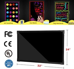 Voilamart <span class=keywords><strong>LED</strong></span> tin nhắn bằng văn bản Board <span class=keywords><strong>menu</strong></span> Đăng Board với điều khiển từ xa khung và hiển thị dấu hiệu chủ cho Acrylic <span class=keywords><strong>menu</strong></span> - Product Image 4