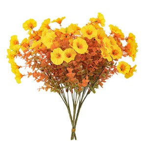 Bouquet de fleurs artificielles de glycine 30cm-100cm en plastique pour décoration extérieure de jardin - Product Image 5