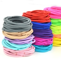 E-Magic – Élastiques à cheveux prêts à être expédiés, 50*3MM, souples, multicolores, attaches pour queues de cheval, chouchous pour filles, enfants et femmes