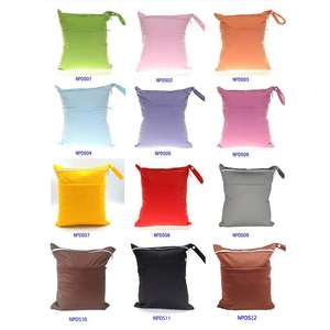 ถุงผ้าเปียกเปียกกันน้ำขนาดใหญ่2แพ็คถุงเก็บผ้าอ้อมแบบใช้ซ้ำได้ - Product Image 2