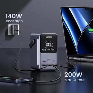 UGREEN 300W 48000mAh Chargeur <span class=keywords><strong>portable</strong></span> à charge rapide, batterie externe 6 en 1, station d'alimentation <span class=keywords><strong>portable</strong></span> avec écran LED pour iPhone Xiaomi - Product Image 5