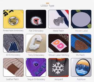 Bonnet d'hiver uni de haute qualité, tricoté, personnalisé avec logo, motif fruit, broderie main, pour la plage et les affaires - Product Image 6