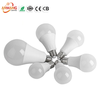 Ampoule LED A60 à économie d'énergie et longue durée de vie pour la maison et le bureau, vente en gros, E27 B22 5W 7W 9W 12W 15W 18W