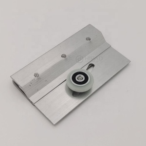 Accesorios de aluminio, rodamientos de <span class=keywords><strong>ruedas</strong></span>, <span class=keywords><strong>ruedas</strong></span> de rodillo de ducha, fábrica de aluminio, colgador de vidrio para cuarto de ducha, rodillo para puerta de Ducha - Product Image 1