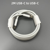 Penawaran Spesial untuk Iphone 15 16 17 Pro Max Ponsel Android Kabel Data Sinkronisasi dan Pengisian Daya USB-C ke USB C Model Kepang 1M 2M 3M Gaya Resmi