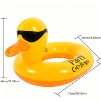 Bouée de piscine gonflable pour enfants en PVC épaissi et écologique, anti-fuite, 29,5 pouces, jouet de piscine