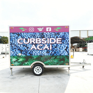 Camiones De Comida Mobile Food Cart Coffee Truck Hot Dog Cart Kitchen <b>Trailer</b> Street Snack Food Cart - Product Image 3