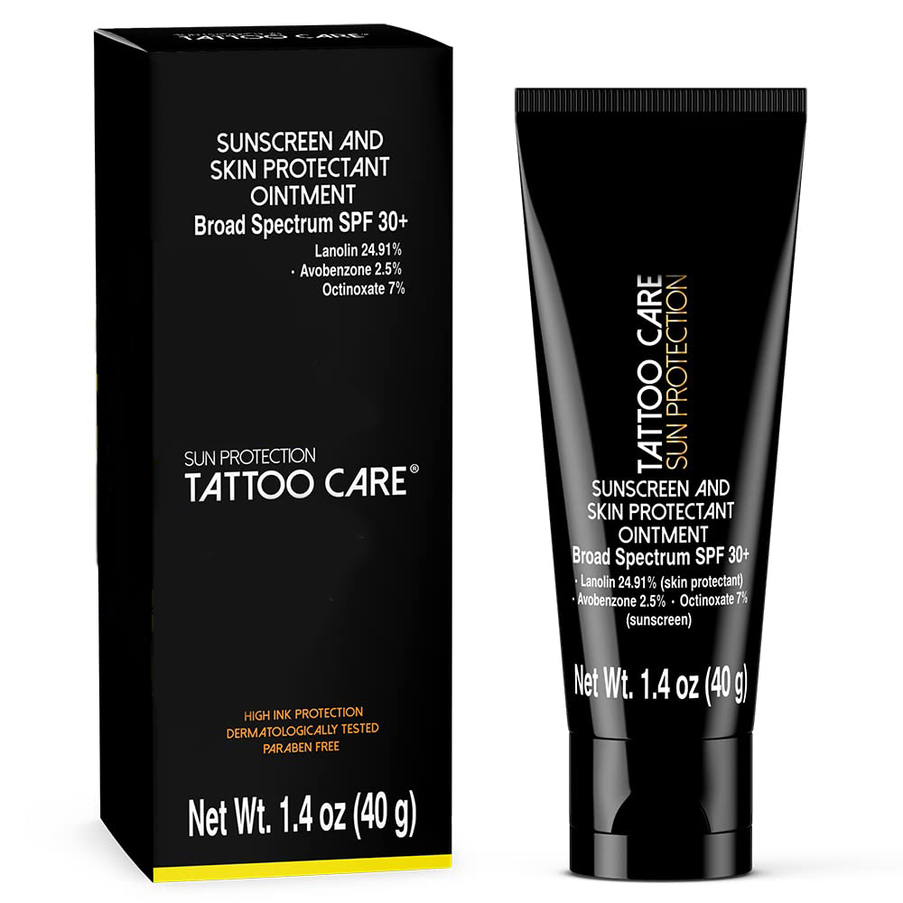 Crema solare per tatuaggi