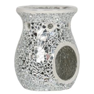 Modern Handmade Glass Mosaic Wax Melt Oil Burner Aromatic Fragrance Lamp Home Decor <strong>Incense</strong> <strong>Holder</strong> <strong>Aromatherapy</strong> <strong>Diffuser</strong> - Product Image 5