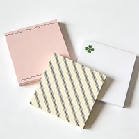 Blocs-notes autocollants personnalisés avec logo imprimé - Cadeau promotionnel, blocs-notes de bureau, papeterie
