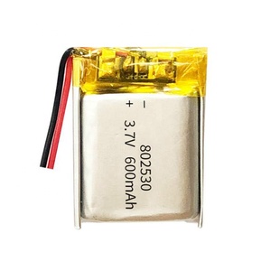 802530 600mah <span class=keywords><strong>3</strong></span>,7 v power warehousing Battery lithium-ion cells packet with Connector for ups - Product Image 2