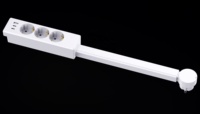 Nouvelle conception de chargeur mural, multiprise, rallonge de prise électrique avec rotation à 180 degrés pour un accès facile, extensible jusqu'à 25 cm, norme européenne