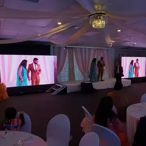 Rgx אמינות גבוהה סיתות הוביל תצוגה p0.93mm שילוט דיגיטלי וידאו קיר חתונה טקס חתונה הכנסייה - Product Image 1