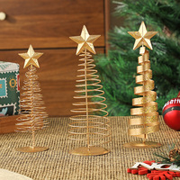 Sapin de Noël en fil métallique de style vintage, best-seller, avec étoile sur le dessus